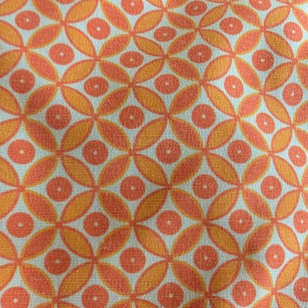 Fair Harbor Men's Bayberry Orange Geometric Swim Trunks XL Board Shorts